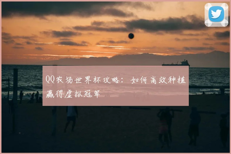 QQ农场世界杯攻略:如何高效种植赢得虚拟冠军