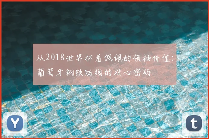 从2018世界杯看佩佩的领袖价值：葡萄牙钢铁防线的核心密码